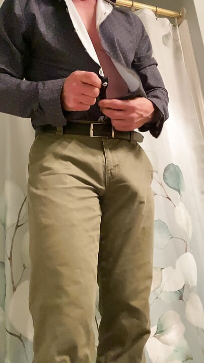 Nude strip after work
