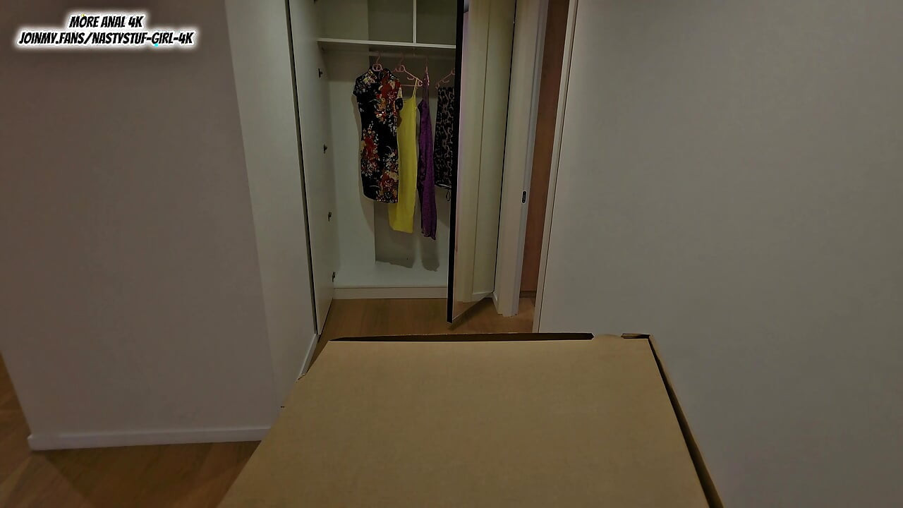 No Dough for Pizza - Thick Asian MILF Pays with Her Ass