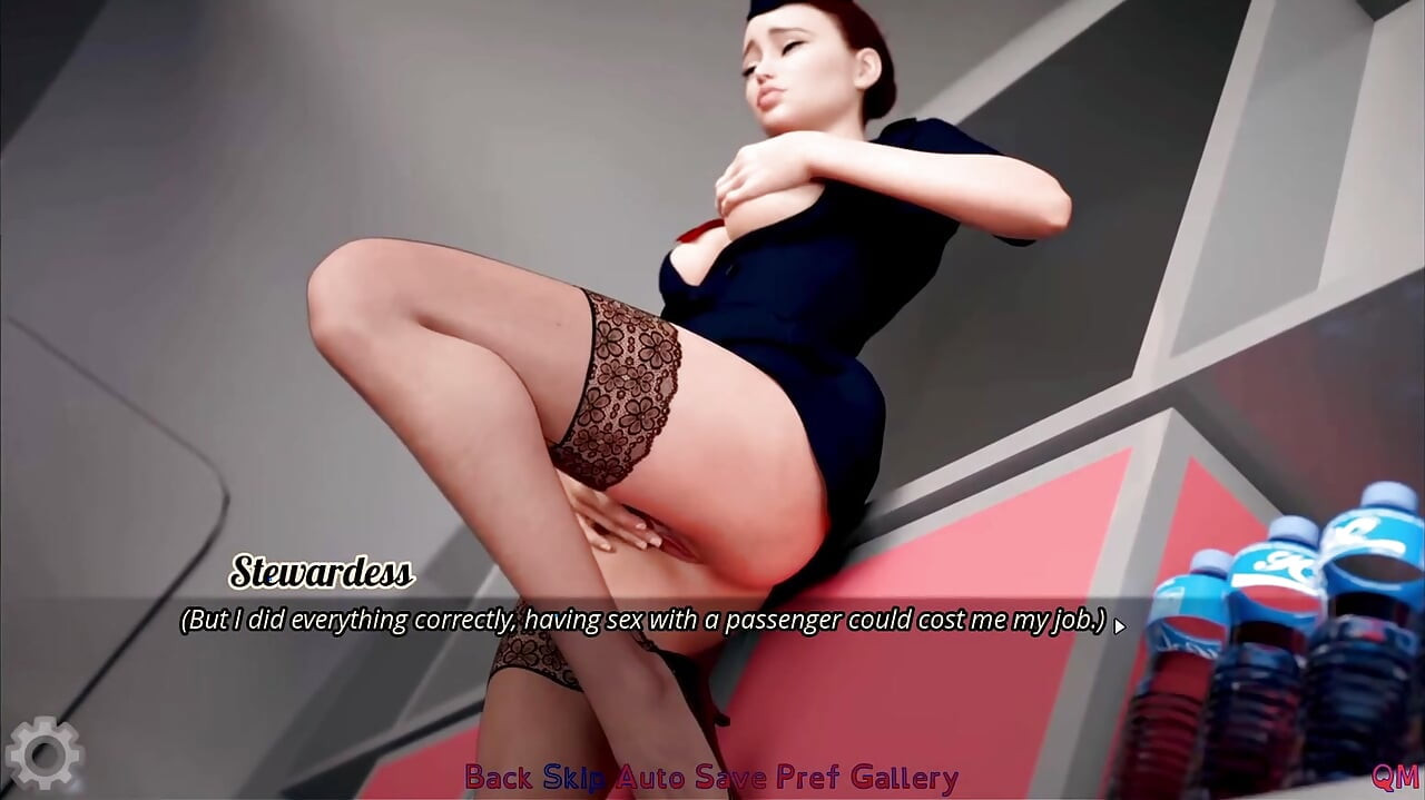 Sex im flugzeug mit Stewardess