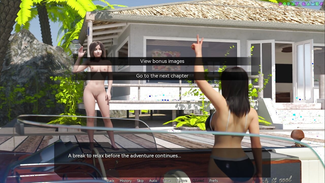 Honeymoon Island by Tk8000 - Stepaunty Wants to Be Breeded, Sloppy Blowjob From Stepsis 4