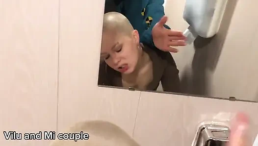 Pounding Vilu Vidish in the Public Toilet