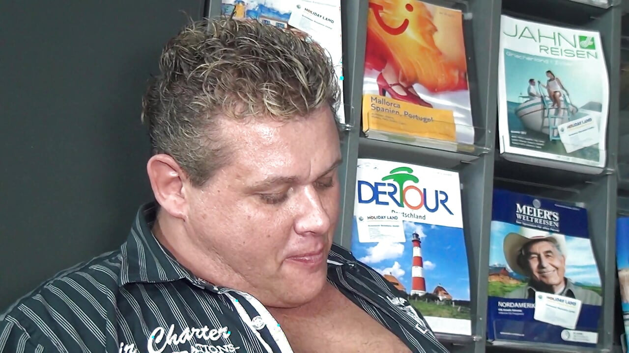 Horny Threesome at the Travel Agency