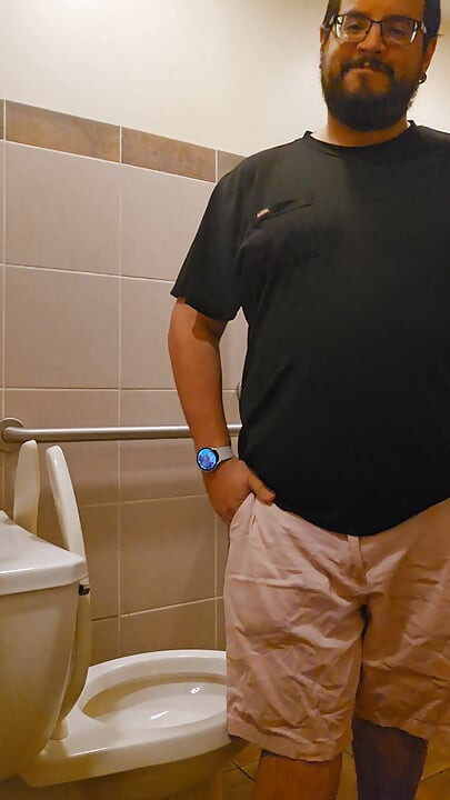 Big Bear Pissing Compilation with Cum