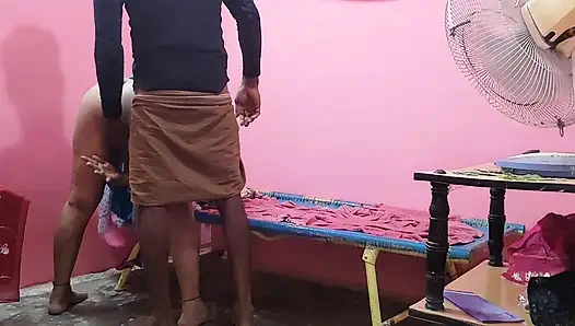 Step Mother Brought Food to Eat Stepson I Grabbed Her and Had Sex with Her