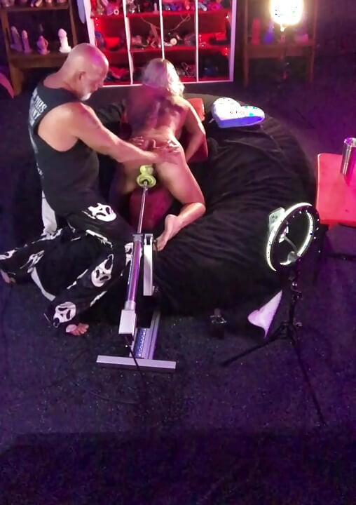Hot Blonde Testing Out Her New Depth Trainer