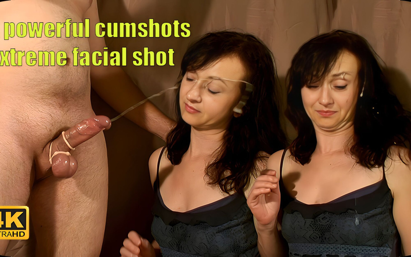 2 Powerful Cumshots and Extreme Facial Shot