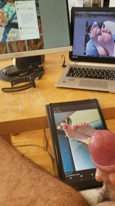 friends wife feet cum tribute