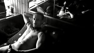 Hard oiled cock