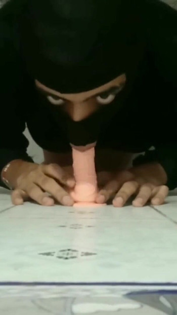 Thrilling moment from "warm up blowjob with small dick (dildo)"