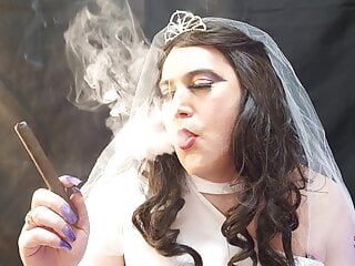 Курящая невеста - sfl052