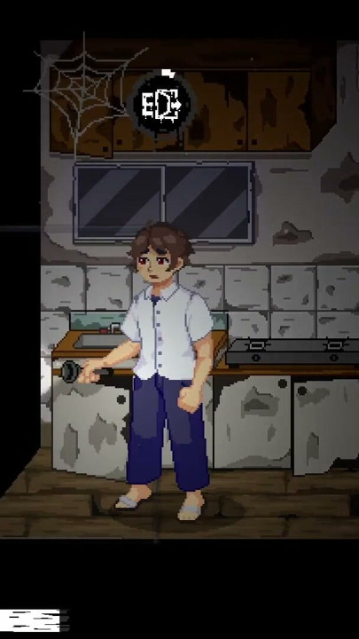 A ghostly Japanese maid rides my cock hard and... (No Exit Apartment Gameplay1) | Clip 3