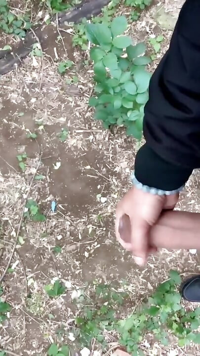 Walking Outdoor with Cum on Face - Cum Walk and Jerk off with Covered Face