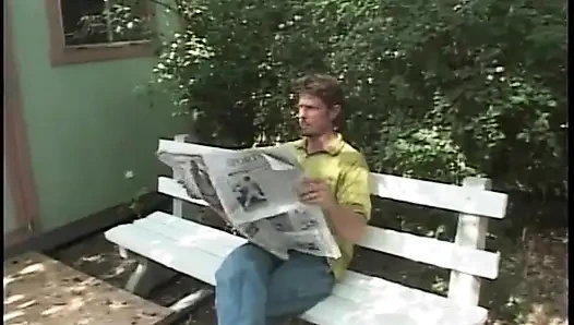 Randy ebony babe takes dick in her twat and mouth