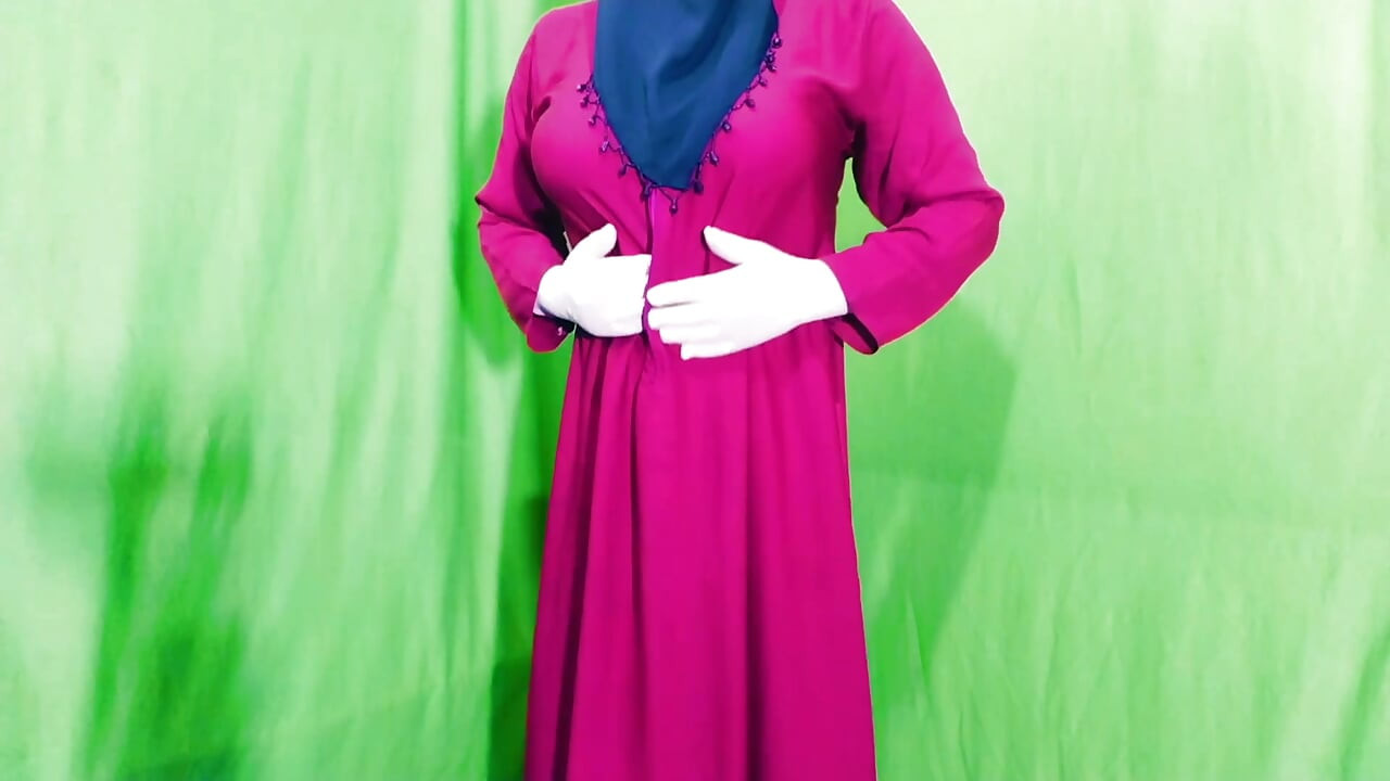 Arabisch mooi Hijabi moslimmeisje erg grappige video