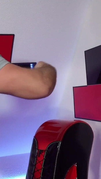 Emotional moment from "GERMAN SLAVE HOOKER LATEX GIRL SEDUCED TO FUCK BY OLD GUY"