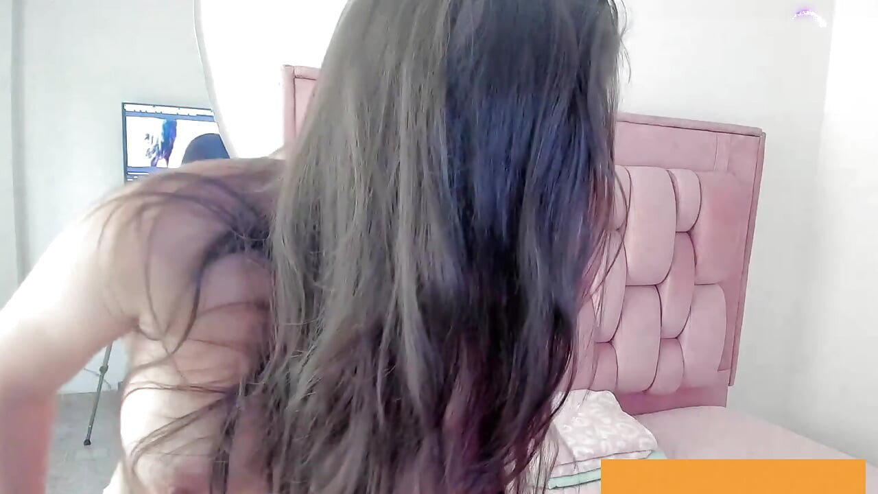 Schoolgirl, I don't realize my camera is on and I change in front of it, I look naked! My stepfather can see it!