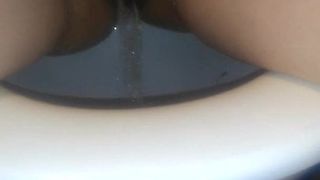 Girl pees and masturbates for a while 1