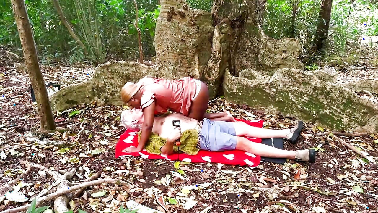 Pastel and Rex sneakily fuck in the woods