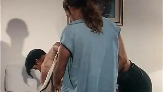 Vintage hairy pussy fucking threesome...cum in mouth