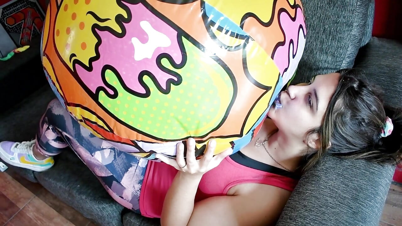 Ride and Deflate Beachball with Leggings - Bunny Looner