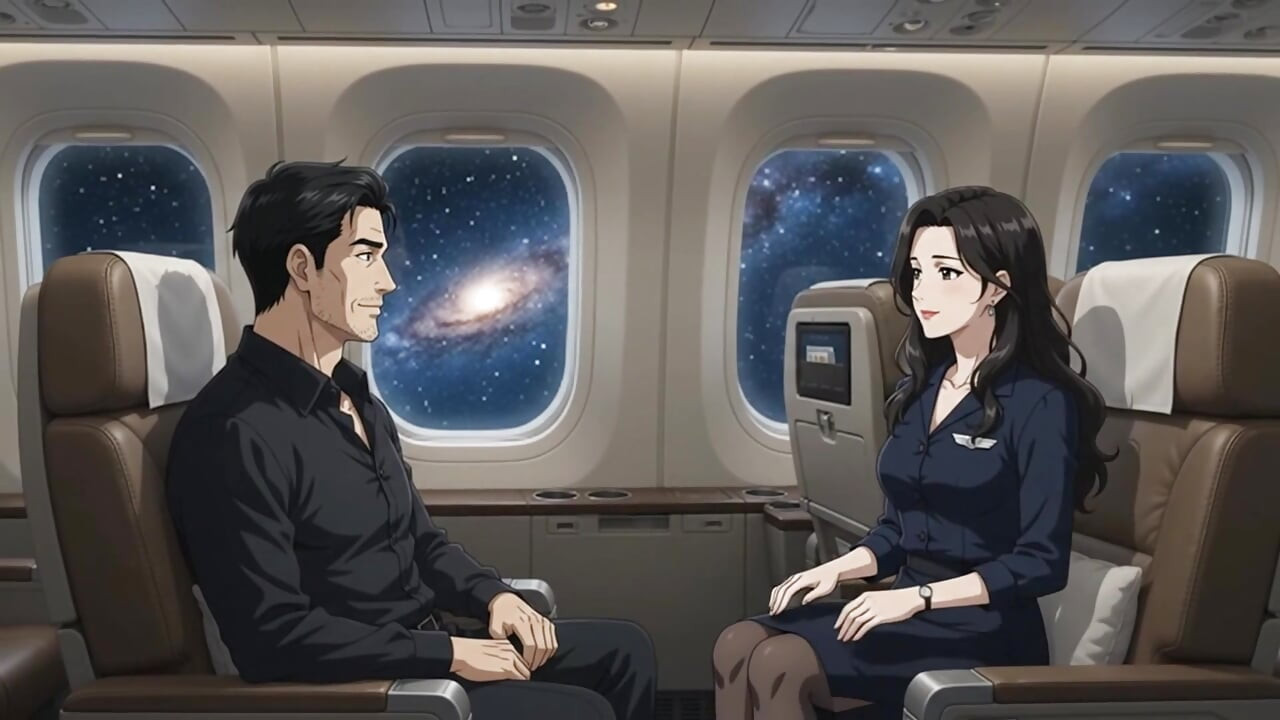Kelas tengah malam Pertama Percintaan Yang Tenang Di Atas Awan