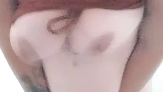 Lonely Girl Wet Pussy om table