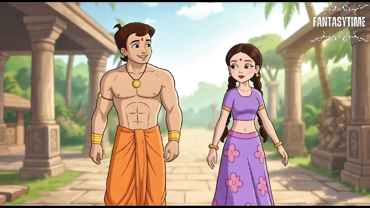 Bheem โดนเย็ด Chutki ที่ป่า