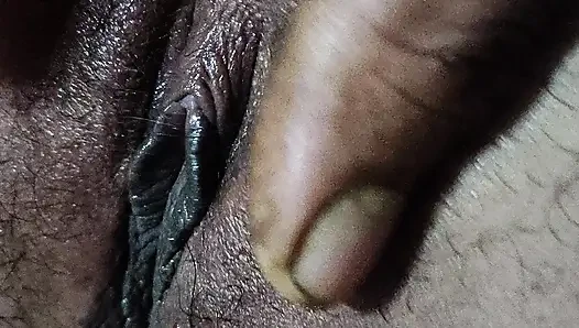 Indian desi bhabhi hairy pussy fingering for husband her tight pussy