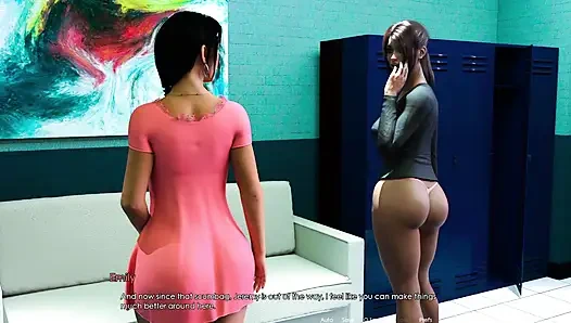 Two Lesbian Girls Kissing And Fingering Pussy