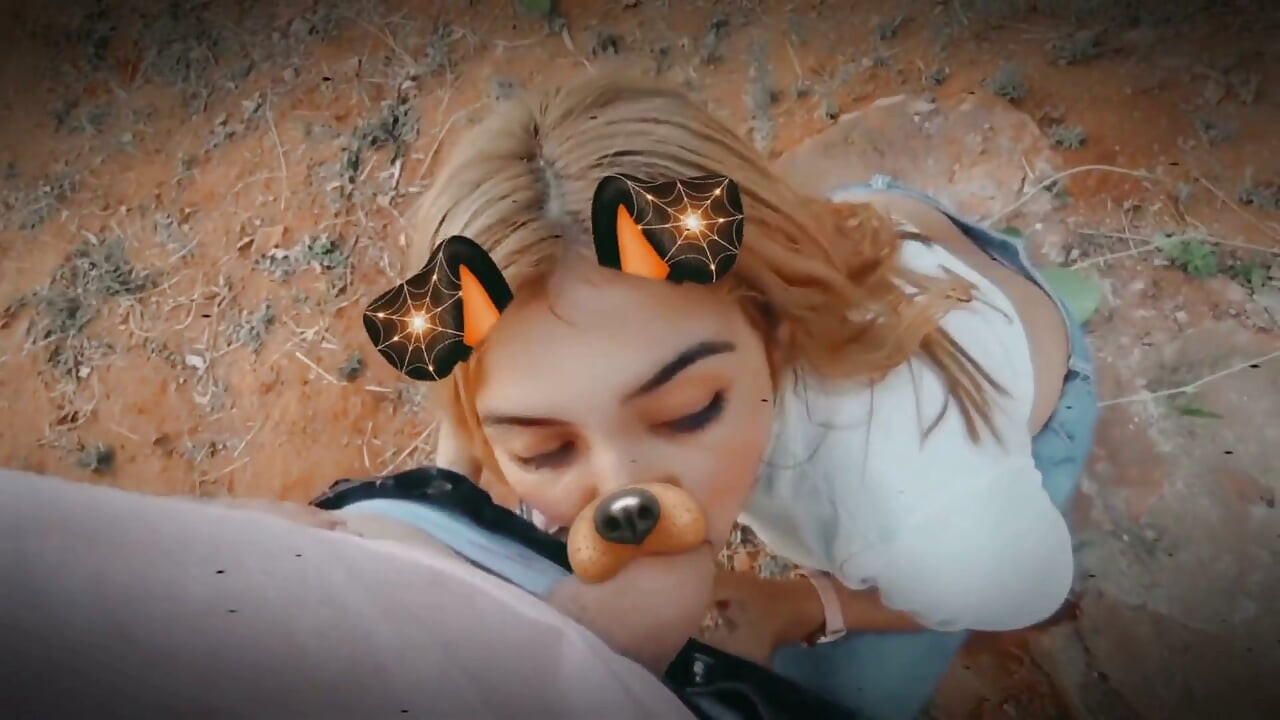Blonde Fucked with Snap Face Filter