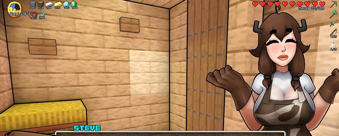 Minecraft Napaljeni zanat Dio 87 Napaljena Bicth Doji Svoju Kravlju Maćehu od Loveskysanhentai
