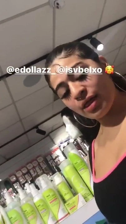 Emendy Bouncing Her Boobs In The Store