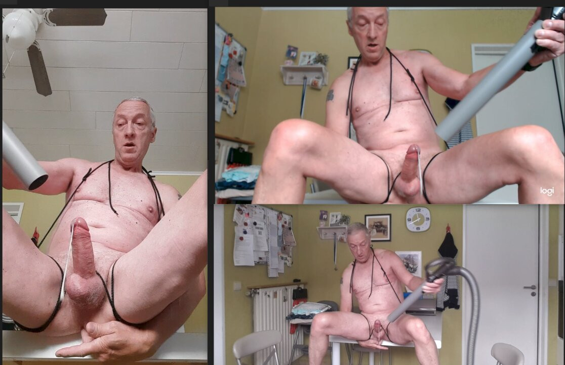 VACUUMCLEANER MACHINEFUCK EXHIBITIONIST ASSFINGERING CUMSHOT