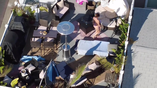 I Caught A Woman Sunbathing Nude With My Drone!