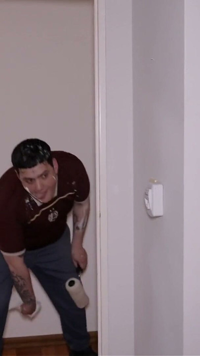 He must have a HUGE dick! The painter watches Chavita getting fucked by her sugar daddy | Clip 1