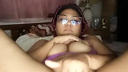 Behaarte vaginale und anale masturbation