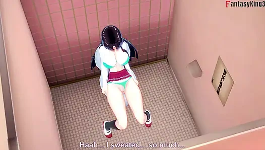 Tsubaki shinra sange banget nonton xenovia lagi asik nyepong kontol - hs dxd ntr madness 13