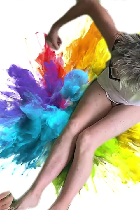 GILF Fucking in Hawaii, on a Green Screen