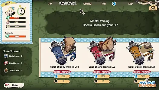 Kaç, elf ninjam! 3 boyutlu oyun bölüm 2 - Lizet'in eğitimi ve keşfi başlıyor