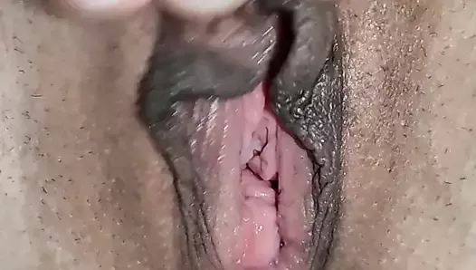 Beautiful milf pussy closeup after fuck