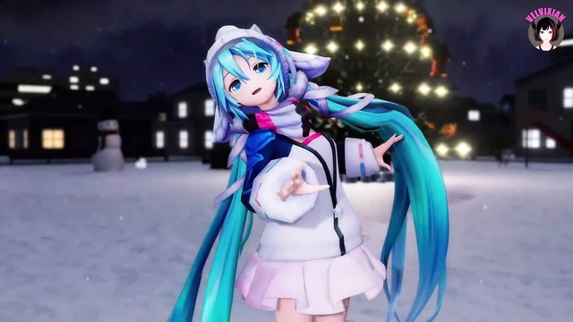 Hatsune Miku Dancing (Cute Ass Panties) + Gradual undressing (3D HENTAI)