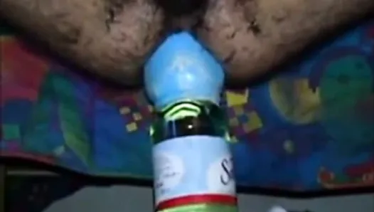 1.5 liter huge Water Bottle insertion in Ass