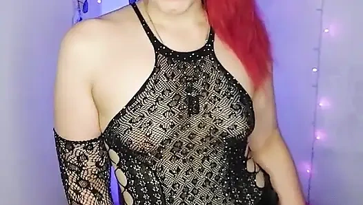 Kızıl saçlı komşun penisine tamamen boğuluyor! Bakış açısı