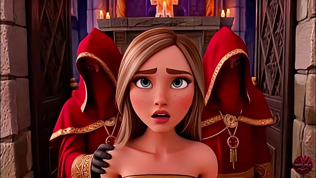 VELVET SIN AI - Crimson Night: The Priestess's Touch, Dark Fantasy