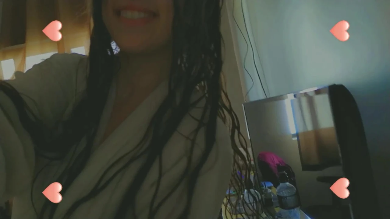 Just a cute girl .The Unboxing of my new dress but first lets take a shower together and play