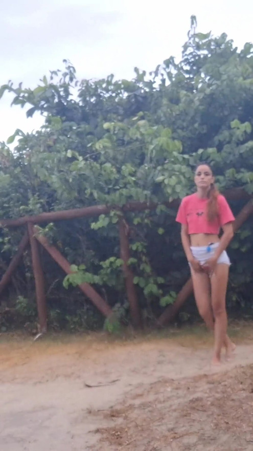 Risky handjob for a woman who passed in public! | Clip 1