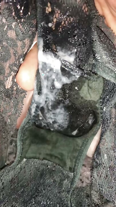 Imagine if she wore this cummed panties throughout the day