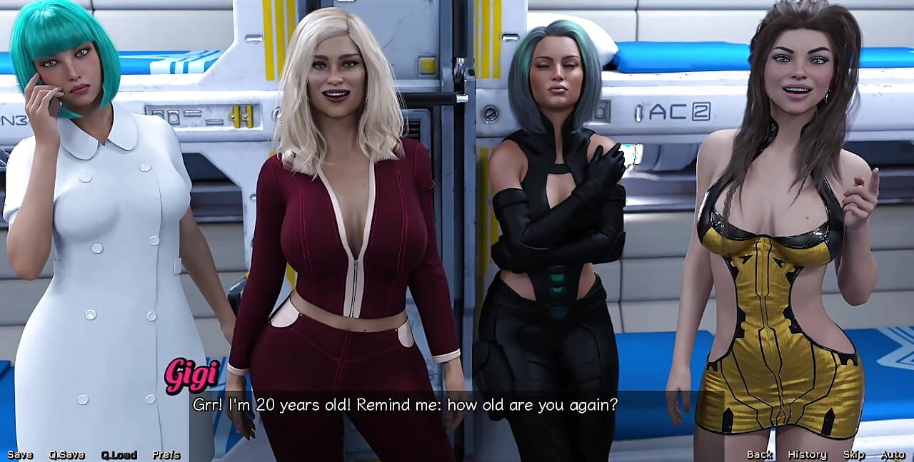 Stranded in Space - Competition Between MILFs and Teens