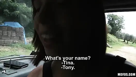 Stranded Teens - Red Head Tina Hot Loses It When She Discovers BF Is Cheating, Gets Instant Wild Car Doggy Style with Antonio