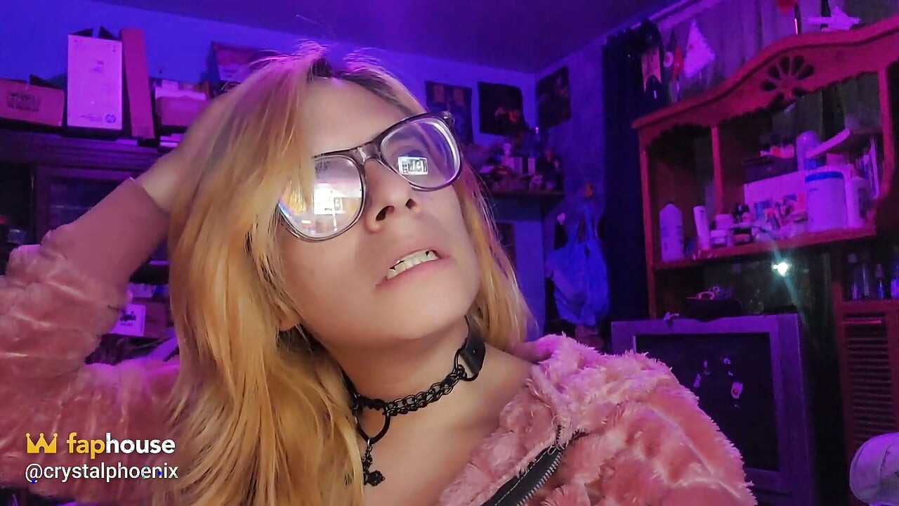 Sissy Wears a Sex Necklace at the Asmr Church